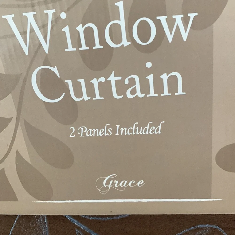 NWT Grace Window Curtain 36*84L